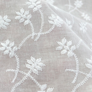 Tissu en voile de coton <span class=keywords><strong>suisse</strong></span> jacquard ajouré, brodé en relief 3D, tricoté, pour chemises et robes d'enfants – Vente directe usine - Product Image 6