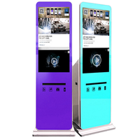 Kiosco de Autoregistro para Hotel con Pantalla Táctil de 27/32 Pulgadas, SDK, Reconocimiento Facial, Impresora A4, Dispensador de Efectivo/Tarjetas, Escáner de Pasaportes