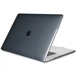 Caixa de laptop de plástico transparente, capa dura para macbook