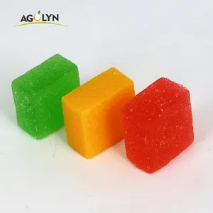 wholesale 100% Natural Fruity Sour and Sweet Flavor Mango Apple jelly soft candy