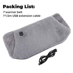 2-in-1 Electric <strong>Heating</strong> Waist Massage Belt with <strong>USB</strong> <strong>Heating</strong> and Hand Warmer Bag Heated Blanket - Product Image 3