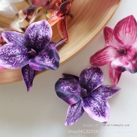 Bunga Sutra Chidorigran Xiaohongshu yang Populer, Bunga Phalaenopsis Artifisial Bergaya Modern, Elemen Dekoratif Semi-manual