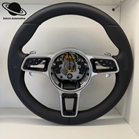 Volant en fibre de carbone pour Porsche 981 991 992 718 Macan Panamera 971 Cayenne Taycan Boxster Cayman GT 918