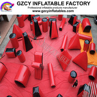 Boule de peinture gonflable personnalisée, imite les cubes, vente en gros, pièces