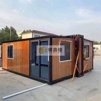 Mxq Maison Modulaire Préfabriquée Pliable et Extensible de 20/40 pieds, Conteneur Mobile, Design Moderne, Couleurs Personnalisables, à Vendre