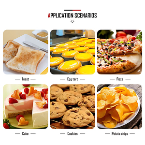 Four rotatif commercial pour la fabrication de pain pita <span class=keywords><strong>arabe</strong></span>, idéal pour les hôtels et les usines de fabrication, avec composants PLC et moteur intégrés. - Product Image 6