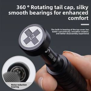 XIXI iPhone-Reparaturwerkzeuge zur Demontage für Apple Huawei Phillips Präzisions-Fünf-Sterne-Schraubendreher mit eloxiertem Aluminiumgriff - Product Image 3