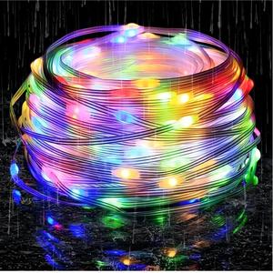 ไฟประดับ<span class=keywords><strong>ต้น</strong></span>คริสต์มาสแบบสายหนัง LED กันน้ำ IP55 แรงดันต่ำ สำหรับตกแต่งภายนอกอาคาร ให้แสงสว่างระยิบระยับดุจดวงดาว ใช้พลังงานจาก USB/พลังงานแสงอาทิตย์/แบตเตอรี่/ปลั๊กไฟ - Product Image 6