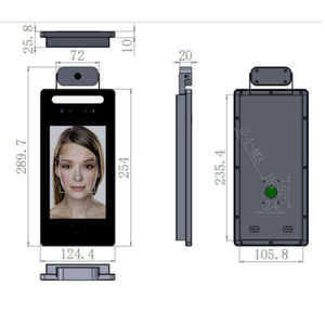 Tableta Android de <span class=keywords><strong>7</strong></span> pulgadas con detección de temperatura corporal humana, cámara binocular de amplio rango dinámico RK3288 y luz infrarroja - Product Image 4