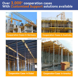 Postes de apuntalamiento de hormigón de acero Q235 resistentes a la corrosión galvanizados, accesorios de copa de apoyo de acero para soporte de andamio - Product Image 6