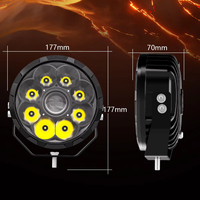 GPNE Laser Super Luminosité Auto 7 Pouces 4x4 120w Offroad Car LED Work Light Truck Driving LED Round Light