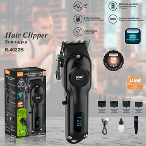 Kit de Peluquería Profesional Recargable, Kit de Recortadora Eléctrica para Barbería, Cortadora de Cabello con Pantalla Digital - Product Image 5