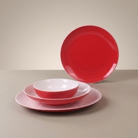 Vente flash, design du Nouvel An, ensemble de tasses à thé et à café, soucoupes, vaisselle en porcelaine rouge, toute occasion, nouvelle porcelaine osseuse