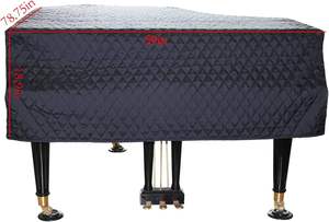 Funda Protectora para Piano Electrónico, Cubierta Antipolvo con Patrón de Diamantes Acolchados, Impermeable, Cubre Todo el Piano - Product Image 4