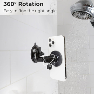 Factory Wholesale Magnetic Phone Holder Portable Mount Reusable <b>Stand</b> for Car Shower Mirror Kitchen Window Bathroom - Product Image 2