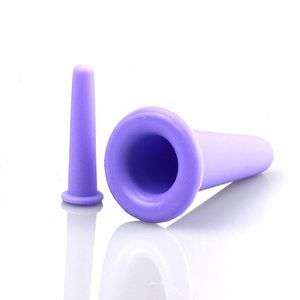 Ensemble de ventouses de <span class=keywords><strong>massage</strong></span> facial en silicone avec logo personnalisé, ventouses en silicone violettes à aspiration sous vide pour <span class=keywords><strong>massage</strong></span> myofascial - Product Image 4