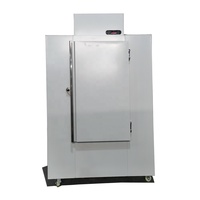 Congélateur à glace extérieur à porte unique, en acier inoxydable, avec ventilateur de refroidissement, capacité 500L, pour magasin de proximité