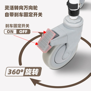 เก้าอี้นั่งถ่ายสำหรับผู้สูงอายุ Goodstep, เก้าอี้นั่งถ่ายสำหรับผู้สูงวัย, เก้าอี้รถเข็น, เก้าอี้นั่งถ่ายเคลื่อนที่ทำจากอลูมิเนียมอัลลอยด์, เก้าอี้อาบน้ำ - Product Image 1