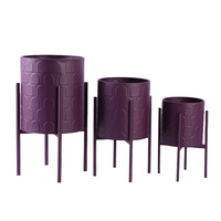 Nouvelle Arrivée Support de Pot de Fleurs en Métal pour Jardin, Style Moderne, Jardinières d'Extérieur, Décoration de Mariage, Revêtement Poudré