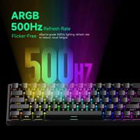 Clavier magnétique Akko MonsGeek FUN68 HE 65% Déclenchement rapide 0,005 mm 8K ARGB Clavier mécanique de jeu personnalisé