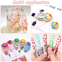 29377 Hars Mix-In Polymeer Klei Fruit 12 Roosters Mix-In Polymeer Klei Chips Polymeer Plakjes Voor Nail Art & Diy Ambachten Food Stijl