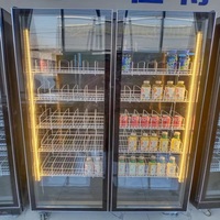 Réfrigérateur à boissons à zone unique de 150 L à prix d'usine, mini réfrigérateur à bière en acier inoxydable pour la réfrigération des boissons