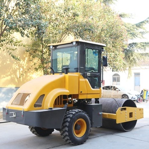 운전형 이중 스틸 휠 토양 압축기 진동 밀 1-8 톤 대형로드 롤러 도로 압축 기계 - Product Image 6