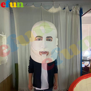 Efun MOQ 1 pezzo personalizzato zio barba mascotte Costume adulto cartone animato a piedi grasso zio personaggio Costume per la vendita - Product Image 4