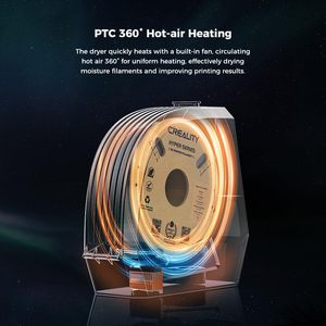 Séchoir à filament en plastique Creality Space Pi 1,75 mm avec écran tactile, compatible multi-matériaux, support de bobine - Product Image 3