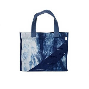 Trendy Blue Tie Dye <b>Canvas</b> <b>Tote</b> Bag Casual Fashion Handbag Eco Friendly Reusable Shopping Bag Lightweight Daily <b>Canvas</b> <b>Tote</b> - Product Image 3