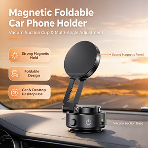 Dropshipping Product Universal Stable Strong Magnetic Vacuum Adsorption Suction 360 Rotation Mobile Phone Holder for Car Desktop - Product Image 1