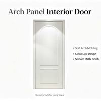 Portes intérieures modernes et élégantes en MDF, résistantes à l'humidité, avec surface finie, pour usage commercial dans les appartements et les hôtels