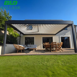 Pergola Premium con Elegante Schermo Frangivista, Strutture Ombreggianti per Esterni, Idee per Pergole per Soggiorni all'Aperto - Product Image 2