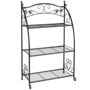 Suoernuo Étagère de <span class=keywords><strong>jardin</strong></span> intérieure et extérieure Support de rangement <span class=keywords><strong>Porte</strong></span>-<span class=keywords><strong>pot</strong></span> en métal à 2 niveaux pour <span class=keywords><strong>plantes</strong></span> Escaliers à <span class=keywords><strong>fleurs</strong></span> Support pour pots de <span class=keywords><strong>fleurs</strong></span> - Product Image 1