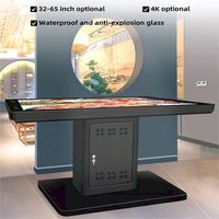 Meilleur prix personnalisé Smart LCD interactif Table de jeu tactile capacitif pour affichage numérique Restaurant et hôtel