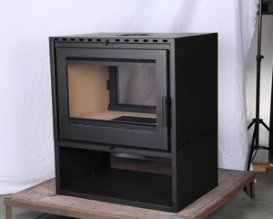 <span class=keywords><strong>Cheminée</strong></span> à bois moderne à <span class=keywords><strong>double</strong></span> <span class=keywords><strong>face</strong></span> avec vue sur le feu - Product Image 2