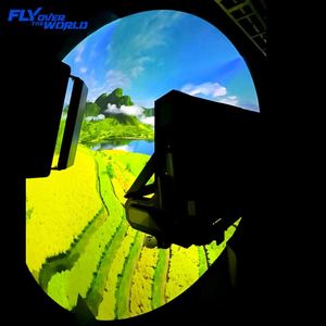 Solution de cinéma volant personnalisée de 8 à 32 places, films exclusifs, projecteur de divertissement commercial, équipement d'amusement - Product Image 1