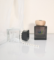 Bouteille de diffuseur de roseau en relief clair 100ml 200ml Bouteille de diffuseur d'arôme vide