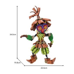 Máscara de Zelda, Figura de Colección, Estatua de Juego, Decoración de Escritorio, Regalo para Niños, Ladrillos de Juguete, Juego de Bloques de Construcción - Product Image 4
