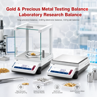 Balance analytique 120g 0,1mg Écran tactile Auto-étalonnage Équipement de pesage de précision pour laboratoire