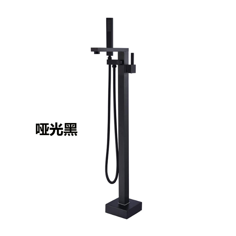 Metodo di ingresso dell'acqua a testa piatta nera, ingresso dell'acqua a parete predefinito