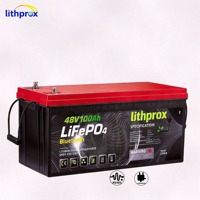 Batterie LiFePO4 48V 100AH 5KW Grade A Démarrage 6000 Cycles Profonds Marine RS485 BMS Intelligent Prise Anderson CE RoHS IP67 OEM ODM