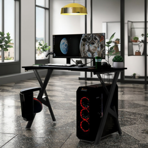 Escritorio de oficina de juegos para el hogar con diseño de PC personalizado, escritorio de oficina barato para jugadores - Product Image 5