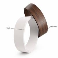 Bande de chant flexible en PVC pour placage de bois, idéale pour la cuisine, les armoires, les meubles, les tables et les bureaux