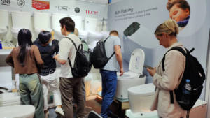 Modernes Badezimmer im europäischen Stil Wandt oi lette Spül schwerkraft mit P-Trap Drainage Längliche Schüssel form Hängende Toilette - Product Image 6