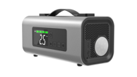 Le plus récent 6-en-1 multi-fonction alimentation de secours batterie saut démarreur pompe à air éclairage portable lumière rechargeable