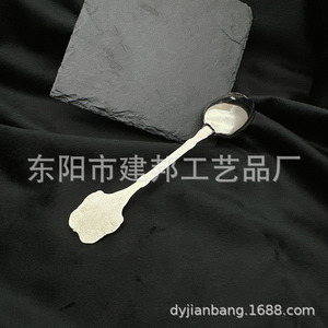 Souvenirs touristiques en métal personnalisés, autocollant espagnol ALBANIE, cuillère de présentation électroplaquée <span class=keywords><strong>Gosling</strong></span>, cuillère de collection - Product Image 4