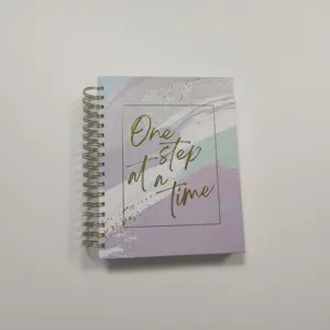 Дизайн вашего собственного ежедневника спиральные 132 страницы полноцветная записная книга с пользовательскими наклейками