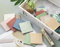 Bloc-notes à feuilles mobiles avec notes autocollantes pour l'école et les listes de choses à faire