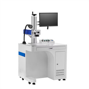 Machine de marquage laser à fibre de bureau 20W 30W 50W 60W 100W pour l'impression de logos et de noms sur cartes de visite métalliques - Product Image 3